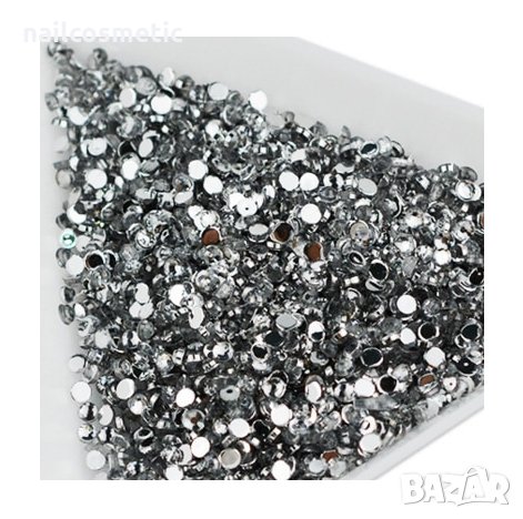 Малки сребристи / златисти камъчета - 0.8 мм, снимка 3 - Продукти за маникюр - 30262021
