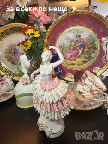 Dresden Lace Germany  производство след 1949 г Код P2107, снимка 7 - Декорация за дома - 54153408