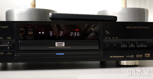 Pioneer DV-626D - DVD Player,дистанционно, снимка 5 - Плейъри, домашно кино, прожектори - 44276375
