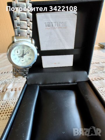 Поръчков мъжки марков швейцарски кварцов часовник/водоустойчив/неръждаема стомана/121TIME, снимка 5 - Мъжки - 42687331