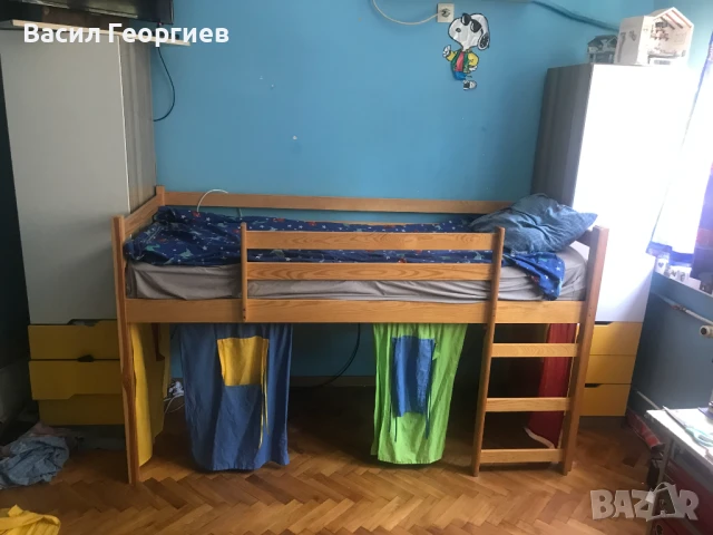 Детско легло високо, снимка 1