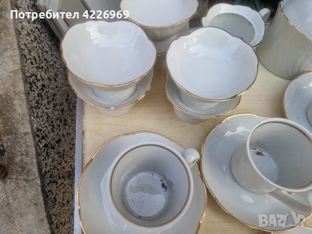 Стар руски комплесен сервиз за чай и кафе, снимка 3 - Сервизи - 55965592