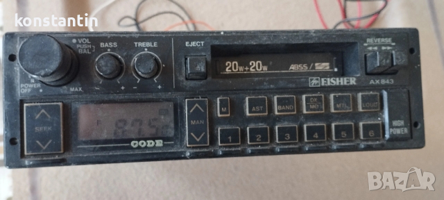 АВТОРАДИОКАСЕТОФОН "ФИШЕР" ЯПОНИЯ