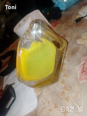 пепелник стил мурано 17 см, снимка 3 - Декорация за дома - 54310088