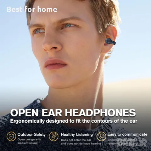 Bluetooth слушалки M47, V5,4 BORN FOR SPORTS, снимка 3 - Bluetooth слушалки - 47445879