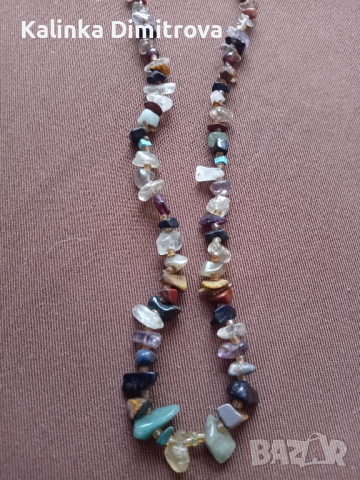 Дамско колие с полускъпоценни камъни., снимка 6 - Колиета, медальони, синджири - 44743696