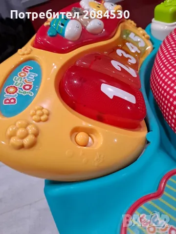 Бебешка маса за забавление и учение Blossom farm(музикална проходилка), снимка 4 - Електрически играчки - 49118308