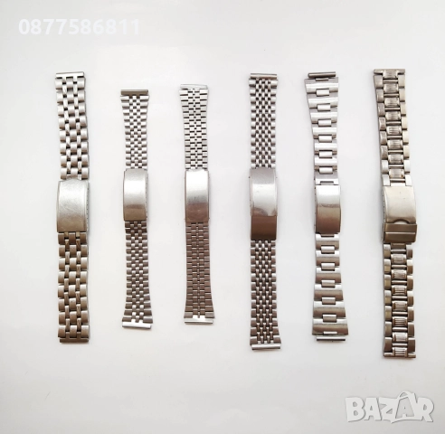 СТОМАНЕНА ВЕРИЖКА ЗА ДАМСКИ ЧАСОВНИК С ИЗВИТИ НАКРАЙНИЦИ.ВЕРИЖКИ ЗА ЧАСОВНИЦИ С ИЗВИТИ ПЛAСТИНИ, снимка 4 - Каишки за часовници - 51614514