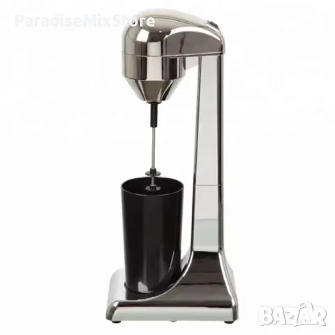 Миксер за фрапе Rosberg Premium, 100W, 450мл.мерителна чаша, Хромирана Миксер за нес кафе на стойка, снимка 1
