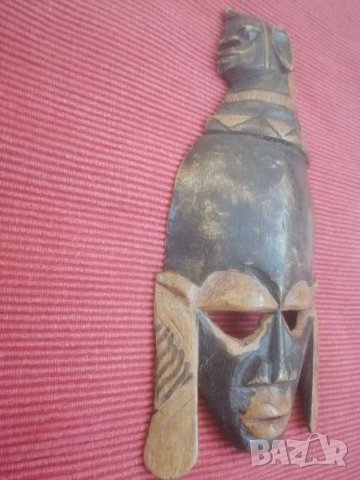 Дървена маска Египет. , снимка 4 - Колекции - 30618249