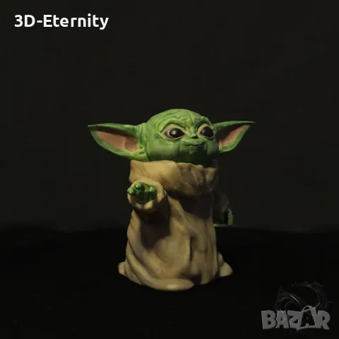 3D Фигура - Бейби Йода, снимка 4 - Колекции - 50044196