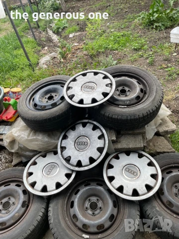 Джанти метални и тасове 14 и 15 цола за VAG  VW AUDI 5x100 и 5х112