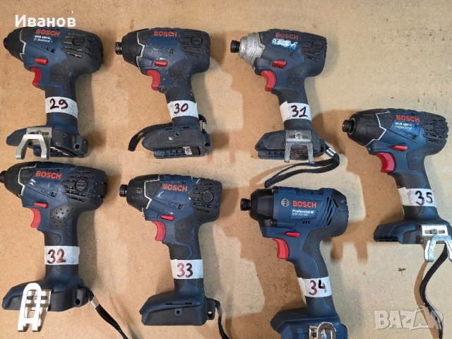 безчеткови винтоверти,  импакти,  перфоратори бош Bosch , снимка 11 - Винтоверти - 50489023