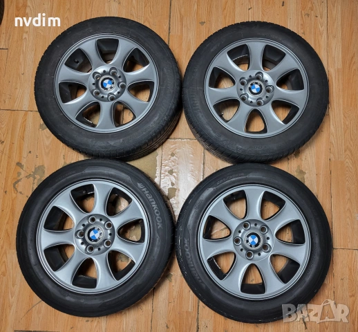 джанти 16" 5х120 BMW летни гуми 205/55/16, снимка 2 - Гуми и джанти - 54048237
