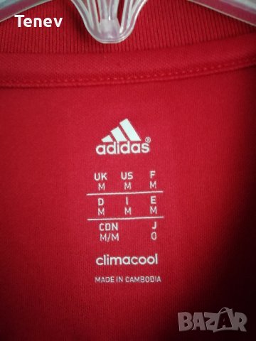 Adidas Adizero оригинална фланелка тениска размер М Адидас , снимка 4 - Тениски - 37782632