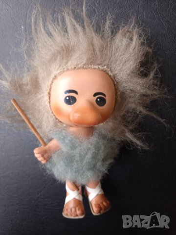 Пещерен човек / Неандерталец - стара кукла ГДР, снимка 4 - Колекции - 42618055