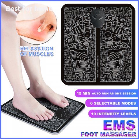 Електромагнитен масажор за крака Ems Foot Massager, снимка 8 - Масажори - 37041875