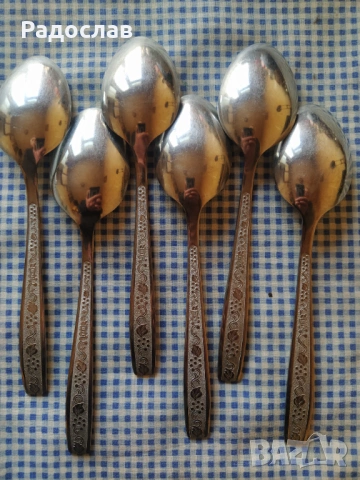 стари руски прибори за хранене , снимка 3 - Прибори за хранене, готвене и сервиране - 53070432