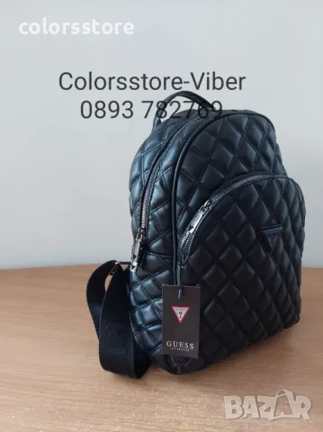 Черна раница  Guess-SG129k, снимка 4 - Раници - 47615324