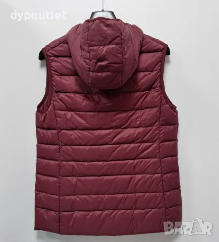 Дамски елек с гъши пух Lee Cooper Hlite Gilet, Burgundy, размери - M   , снимка 2 - Елеци - 39055295