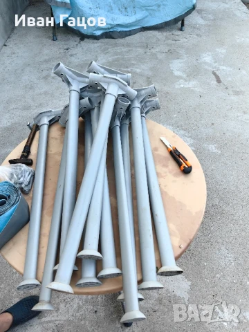 конструкция за басейн - Тръбна/метална, снимка 4 - Басейни и аксесоари - 50771434