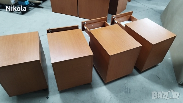 Шкафче на колела за бюро - контейнер с три чекмеджета 41/50/54 - 4бр, снимка 5 - Шкафове - 52148027