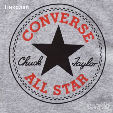 CONVERSE Hoodie Оригинален Детски Юношески Суичър Размер 13-14-15г 158-170см, снимка 5 - Суичъри - 38340560