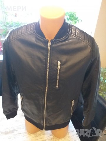 Кожено яке Zara Boys colection 11-12г., снимка 9 - Детски якета и елеци - 35408603