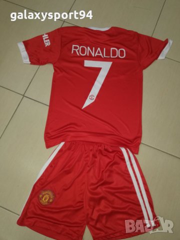 Ronaldo 7 2022 Екип + анцуг комплекти къс + дълъг ръкав 2022г детски, снимка 6 - Футбол - 34249757