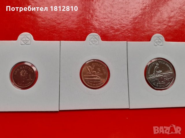 монети сет Гвиана, снимка 1 - Нумизматика и бонистика - 31612195