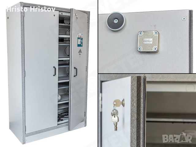 PRIORIT PRIOCAB Typ90 LI-ION пожаробезопасен шкаф за батерии, снимка 5 - Други машини и части - 52873327