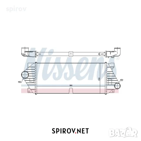 Интеркулер Mercedes W163 ML270 1998-2005 A1635000700, снимка 3 - Части - 55715771