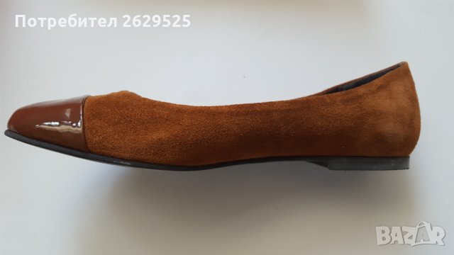Нови и оригинални балерини Benetton размер 37 , естествена кожа, снимка 4 - Пантофи - 30773112