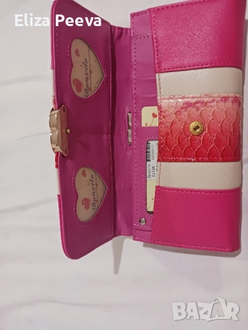 Розово портмоне, снимка 5 - Портфейли, портмонета - 52146267