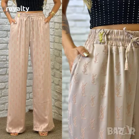 Yves Saint Laurent дамски сатенен панталон , снимка 2 - Спортни екипи - 49316700