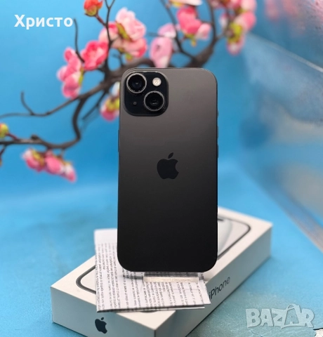 ГАРАНЦИОНЕН!!! Apple iPhone 15, 128GB, 5G, Black + подарък оригинален адаптер Apple , снимка 5 - Apple iPhone - 52702057