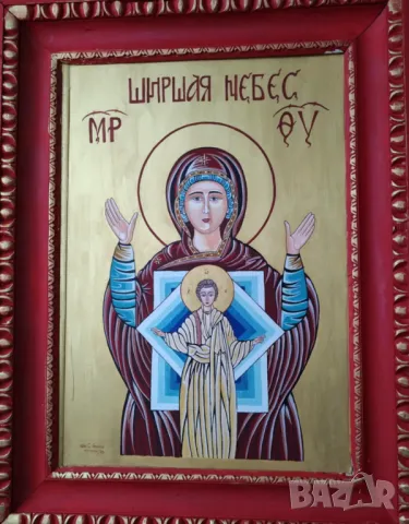 Свободни икони на дърво (елха-лиственица), снимка 3 - Икони - 48354257