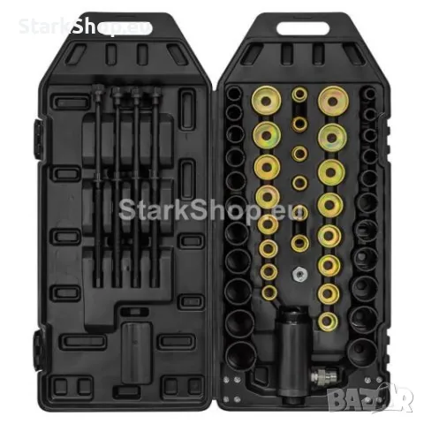 Професионален Хидравличен Комплект за Монтаж и Демонтаж на Шарнири Селенови Втулки Лагери Семеринги , снимка 3 - Други инструменти - 50260348