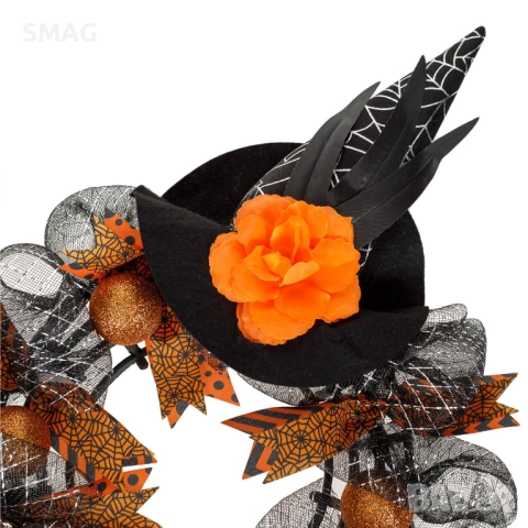 Halloween / Хелоуин карнавален висящ венец_1230555, снимка 2 - Декорация за дома - 52024573