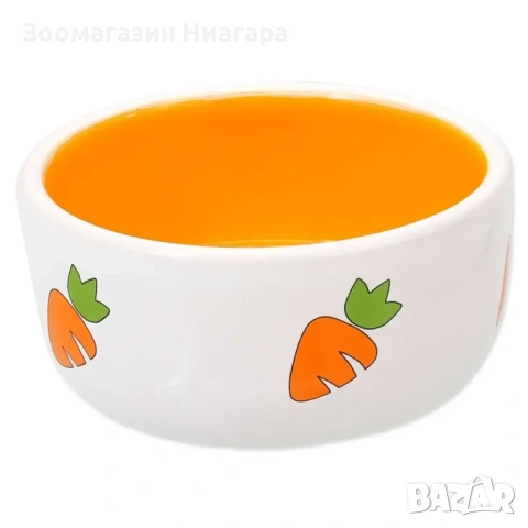 Small Animals Керамична купа за гризачи с морков