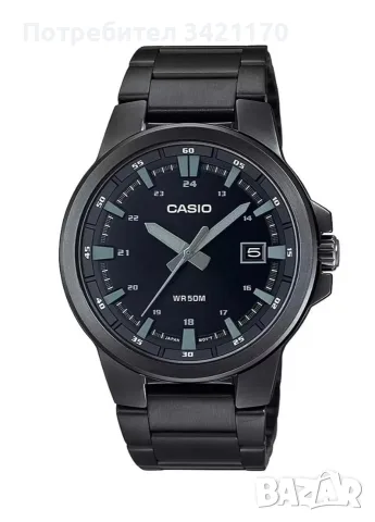 Casio стилен метален часовник