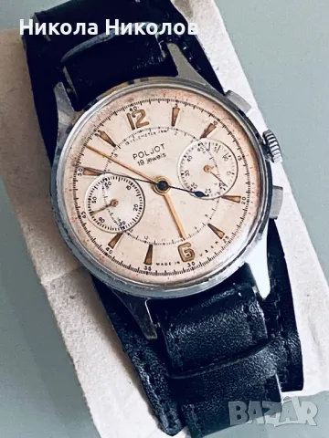 Poljot Chronograph cal 3017 Ussr , снимка 7 - Мъжки - 47888600