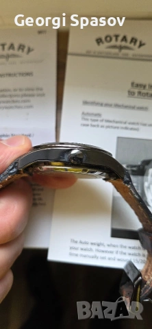 Мъжки механичен часавник Rotary swiss, снимка 12 - Мъжки - 54177472