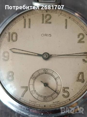 джобен швейцарски часовник Oris, снимка 2 - Мъжки - 54238976
