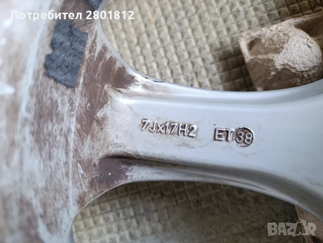 Джанти R17 5х100, снимка 11 - Гуми и джанти - 56059934