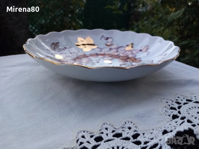 * Золотой виноград - ЛФЗ * - пълен сервиз за чай !, снимка 6 - Сервизи - 51952036