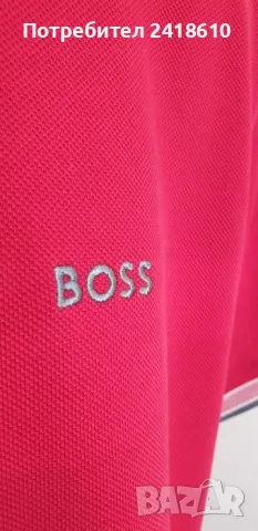 Hugo Boss Paddy Pique Cotton Regular Fit Mens Size XL - 2XL ОРИГИНАЛНА Тениска!, снимка 2 - Тениски - 50095267