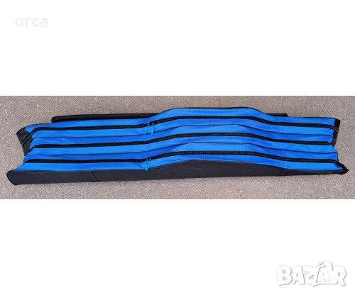 Троен калъф за въдици Osako LUX 1.35-2.10м твърд модел, снимка 2 - Такъми - 54111941