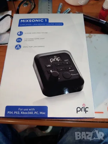 Prif MixSonic 1 (Model: MS1UNI-11-MU) геймърски аудио миксер и усилвател за слушалки