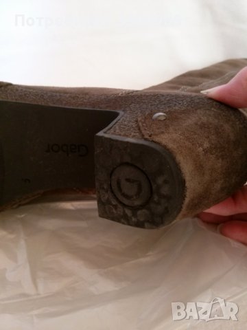 Gabor- велурени ботуши, снимка 4 - Дамски ботуши - 39902622